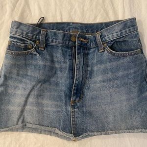 Free people mini Jean skirt